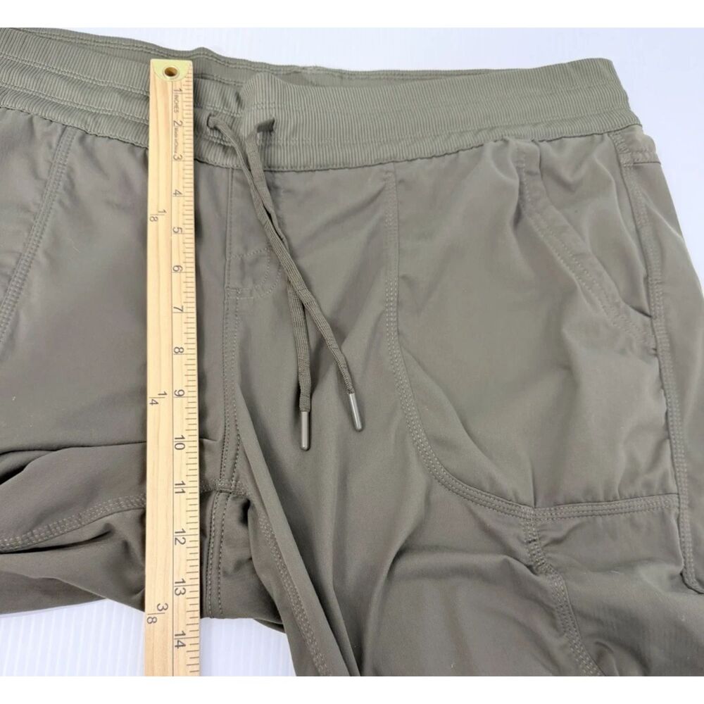 The North Face Aphrodite Crop Joggers Pants Women's Sz XXL Olive Green Hiking - Picture 5 of 8